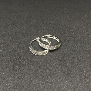 Diamond Chip Small Earrings